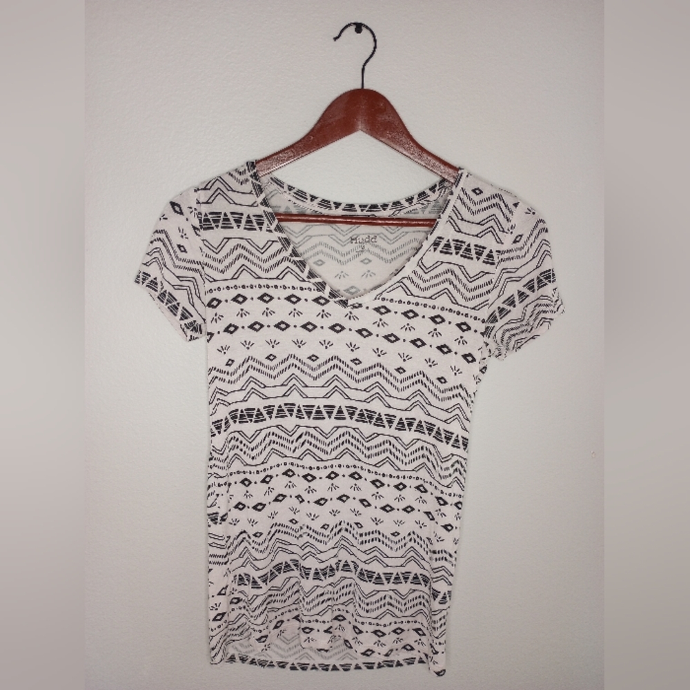 👧🏻 Girl's Small Mudd Tween Patterned Short Sleeve Shirt